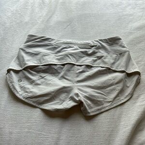 White lululemon shorts